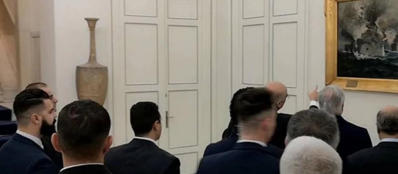 Η Ναυμαχία της Έλλης και η συντριβή των Τούρκων στο Αιγαίο - Ο πίνακας που έδειξε ο Ν.Δένδιας στον Χ.Χαφτάρ (φωτό)